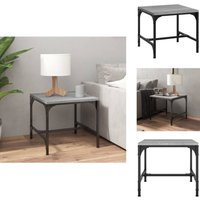 Couchtisch Grau Sonoma 50x50x35 cm Holzwerkstoff - Industrieller Couchtisch - Grau - Wohnzimmerstil - Sofa Tisch - Holzwerkstoff Couchtisch Couchtisch Grau Sonoma 50x50x35 cm Holzwerkstoff - Industrieller Couchtisch - Grau - Wohnzimmerstil - Sofa Tisch - Holzwerkstoff Couchtisch von VIDAXL