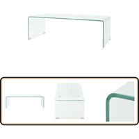Couchtisch Hartglas 98x45x30 cm Transparent - Couchtisch - Glastisch - Wohnzimmerschmuck - Beistelltisch - Transparenter Couchtisch Couchtisch Hartglas 98x45x30 cm Transparent - Couchtisch - Glastisch - Wohnzimmerschmuck - Beistelltisch - Transparenter Couchtisch von VIDAXL