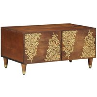 Couchtisch Honigbraun 80 x 50 x 40 cm massives Mangoholz Vidaxl Couchtisch Honigbraun 80 x 50 x 40 cm massives Mangoholz Vidaxl von VIDAXL