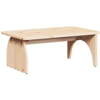 Vidaxl - Couchtisch Natur 80 x 50 x 31 cm Massivholz Kiefer von VIDAXL