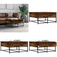 Vidaxl - Couchtisch Räuchereiche 80x80x40 cm Holzwerkstoff - Couchtisch - Wohnzimmerstil - Holzmöbel - Holzwerkstoff Möbel - Sideboard - Home & Living Vidaxl - Couchtisch Räuchereiche 80x80x40 cm Holzwerkstoff - Couchtisch - Wohnzimmerstil - Holzmöbel - Holzwerkstoff Möbel - Sideboard - Home & Living von VIDAXL
