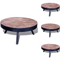 Couchtisch Rund Altholz Teak - Tisch - Couchtisch - Esszimmertisch - Holzmöbel - Retro Möbel Couchtisch Rund Altholz Teak - Tisch - Couchtisch - Esszimmertisch - Holzmöbel - Retro Möbel von VIDAXL