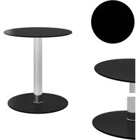 Vidaxl - Couchtisch Schwarz 40 cm Hartglas - Couchtisch - Wohnzimmer Dekoration - Glastisch - Modernes Design - Schwarz Vidaxl - Couchtisch Schwarz 40 cm Hartglas - Couchtisch - Wohnzimmer Dekoration - Glastisch - Modernes Design - Schwarz von VIDAXL