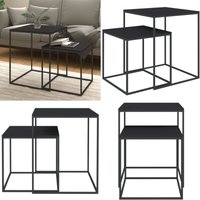 Vidaxl - Couchtisch-Set 2-tlg. Holzwerkstoff und Metall - Couchtisch - Holztisch - Esszimmertisch - Wohnzimmerdeko - Sideboard - Home & Living Vidaxl - Couchtisch-Set 2-tlg. Holzwerkstoff und Metall - Couchtisch - Holztisch - Esszimmertisch - Wohnzimmerdeko - Sideboard - Home & Living von VIDAXL