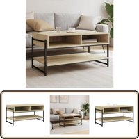 Vidaxl - Couchtisch Sonoma-Eiche 90x50x45 cm Holzwerkstoff - Esszimmertisch - Couchtisch - Wohnzimmerstil - Holztisch - Wohnzimmerdeko Vidaxl - Couchtisch Sonoma-Eiche 90x50x45 cm Holzwerkstoff - Esszimmertisch - Couchtisch - Wohnzimmerstil - Holztisch - Wohnzimmerdeko von VIDAXL