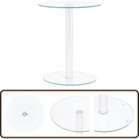 Couchtisch Transparent 40 cm Hartglas - Couchtisch - Glastisch - Designertisch - Wohnzimmer Dekoration - Modernes Sofa Couchtisch Transparent 40 cm Hartglas - Couchtisch - Glastisch - Designertisch - Wohnzimmer Dekoration - Modernes Sofa von VIDAXL