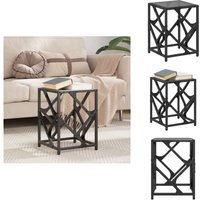 Vidaxl - Couchtisch mit Glasplatte Schwarz 30x30x41 cm Stahl - Couchtisch - Wohnzimmerstil - Glastisch - Esszimmertisch - Side Table Vidaxl - Couchtisch mit Glasplatte Schwarz 30x30x41 cm Stahl - Couchtisch - Wohnzimmerstil - Glastisch - Esszimmertisch - Side Table von VIDAXL