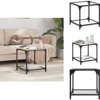 Couchtisch mit Glasplatte Transparent 40x40x40 cm Stahl - Couchtisch - Wohnzimmertisch - Glastisch - Esszimmertisch - Sidetable Couchtisch mit Glasplatte Transparent 40x40x40 cm Stahl - Couchtisch - Wohnzimmertisch - Glastisch - Esszimmertisch - Sidetable von VIDAXL