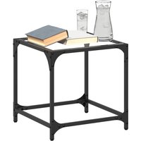 Vidaxl - Couchtisch mit Glasplatte Transparent 40x40x40 cm Stahl 916490 Vidaxl - Couchtisch mit Glasplatte Transparent 40x40x40 cm Stahl 916490 von VIDAXL