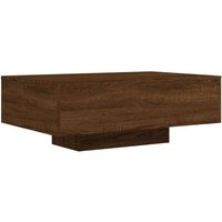 Couchtisch mit LED-Leuchten Braun Eichen-Optik 85x55x31 cm vidaXL von VIDAXL