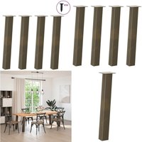 Couchtischbeine 4 Stk. Naturstahl 72 cm Stahl - Vidaxl Couchtischbeine 4 Stk. Naturstahl 72 cm Stahl - Vidaxl von VIDAXL