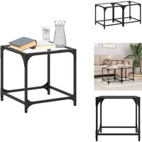 Vidaxl - Couchtische mit Glasplatte 2 Stk. Transparent 40x40x40 cm Stahl - Couchtisch - Wohnzimmertisch - Glastisch - Esszimmertisch - Sidetable Vidaxl - Couchtische mit Glasplatte 2 Stk. Transparent 40x40x40 cm Stahl - Couchtisch - Wohnzimmertisch - Glastisch - Esszimmertisch - Sidetable von VIDAXL