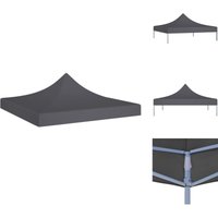 Dächer für Pavillions - Living Partyzelt-Dach 2x2 m Anthrazit 270 g/m² - Anthrazit Dächer für Pavillions - Living Partyzelt-Dach 2x2 m Anthrazit 270 g/m² - Anthrazit von VIDAXL