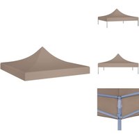 Dächer für Pavillions - Living Partyzelt-Dach 2x2 m Taupe 270 g/m² - Taupe Dächer für Pavillions - Living Partyzelt-Dach 2x2 m Taupe 270 g/m² - Taupe von VIDAXL