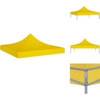 Dächer für Pavillions - Living Partyzelt-Dach 3x3 m Gelb 270 g/m² - Gelb Dächer für Pavillions - Living Partyzelt-Dach 3x3 m Gelb 270 g/m² - Gelb von VIDAXL