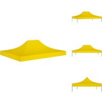 Dächer für Pavillions - Living Partyzelt-Dach 4,5x3 m Gelb 270 g/m² von VIDAXL