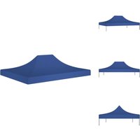Dächer für Pavillions - Living Partyzelt-Dach 4x3 m Blau 270 g/m² von VIDAXL