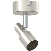 Deckenstrahler Gebürstetes Nickel 8 x 8 x 10.5 cm Stahl Vidaxl von VIDAXL