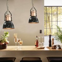 Deckenlampe 2 Stk. Schwarz Rund E27 - Vidaxl von VIDAXL