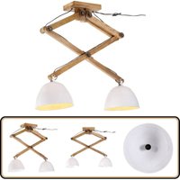 Deckenleuchte 25 w Weiß 29x18x85 cm E27 - Dekanleuchte - Industrielampen - Wohnraumbeleuchtung - Esszimmerlampe - Schlafzimmerlampe Deckenleuchte 25 w Weiß 29x18x85 cm E27 - Dekanleuchte - Industrielampen - Wohnraumbeleuchtung - Esszimmerlampe - Schlafzimmerlampe von VIDAXL