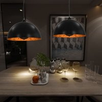 Deckenleuchten 2 Stk. Schwarz und Gold Halbkugelförmig 40cm E27 Vidaxl 157662 Deckenleuchten 2 Stk. Schwarz und Gold Halbkugelförmig 40cm E27 Vidaxl 157662 von VIDAXL