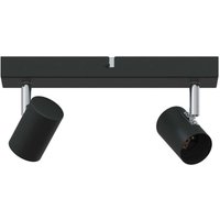 Deckenstrahler Schwarz 26 x 6.5 x 11.5 cm Stahl Vidaxl von VIDAXL