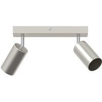 Deckenstrahler Nickel-gebürstet 26 x 5.5 x 16.5 cm Stahl Vidaxl von VIDAXL