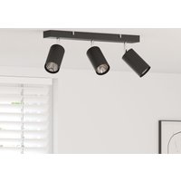 Deckenstrahler 3-Wege verstellbar Schwarz GU10 vidaXL899341 von VIDAXL