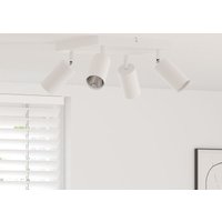 Deckenstrahler 4-Wege Verstellbar Weiß GU10 vidaXL999567 von VIDAXL