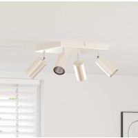 Deckenstrahler Gebürstetes Nickel 26 x 26 x 16.5 cm Stahl Vidaxl von VIDAXL