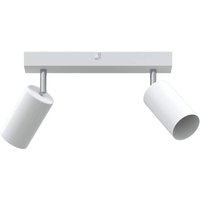Deckenstrahler Weiß 26 x 5.5 x 16.5 cm Stahl Vidaxl von VIDAXL