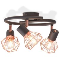 Deckenstrahler mit 3 LED-Glühlampen 12 w Vidaxl von VIDAXL