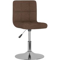 Drehbarer Barhocker Braun Stoff Vidaxl von VIDAXL