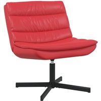 Drehstuhl Rot 63 x 75 x 76 cm Kunstleder vidaXL Drehstuhl Rot 63 x 75 x 76 cm Kunstleder vidaXL von VIDAXL