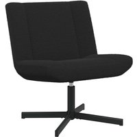 Drehstuhl Schwarz 63 x 75 x 76 cm Schafsleder vidaXL Drehstuhl Schwarz 63 x 75 x 76 cm Schafsleder vidaXL von VIDAXL
