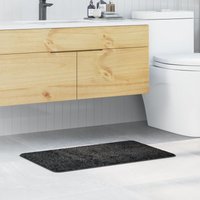 Badematte Rechteckig Dunkelgrau 50x80cm Polypropylen Rutschfest Vidaxl von VIDAXL