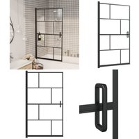 Vidaxl - Duschkabine esg 80x140 cm Schwarz - Duschabtrennung - Duschabtrennungen - Home & Living von VIDAXL