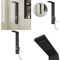 Duschpaneel-System Aluminium Schwarz - Duschpaneel - Duschpaneele - Home & Living von VIDAXL