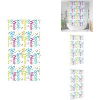 Vidaxl - Duschrollo 130x240 cm Stoffbreite 126 cm - Duschrollo - Duschrollos - Duschvorhang - Dusche Rollo von VIDAXL