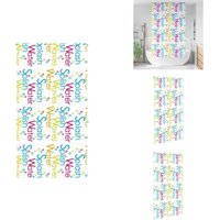 Vidaxl - Duschrollo 140x240 cm Stoffbreite 136 cm - Duschrollo - Duschrollos - Duschvorhang - Dusche Rollo von VIDAXL