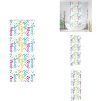 Vidaxl - Duschrollo mit Kassette 100x240 cm Stoffbreite 96 cm - Duschrollo - Duschrollos - Duschvorhang - Dusche Rollo von VIDAXL