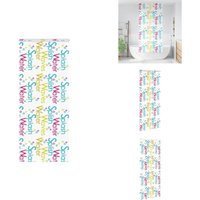 Vidaxl - Duschrollo mit Kassette 110x240 cm Stoffbreite 106 cm - Duschrollo - Duschrollos - Duschvorhang - Dusche Rollo von VIDAXL