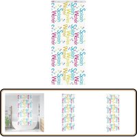 Duschrollo mit Kassette 110x240 cm Stoffbreite 106 cm - Vidaxl Duschrollo mit Kassette 110x240 cm Stoffbreite 106 cm - Vidaxl von VIDAXL