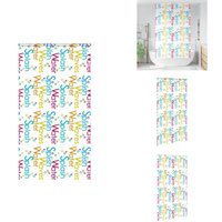 Duschrollo mit Kassette 120x240 cm Stoffbreite 116 cm - Duschrollo - Duschrollos - Duschvorhang - Dusche Rollo von VIDAXL