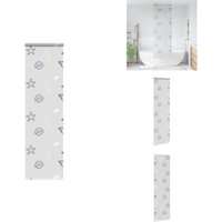 Vidaxl - Duschrollo mit Kassette 70x240 cm Stoffbreite 66 cm - Duschrollo - Duschrollos - Duschvorhang - Dusche Rollo von VIDAXL