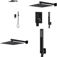 Duschsystem Edelstahl 201 Schwarz - Duschsystem - Duschsysteme - Home & Living von VIDAXL