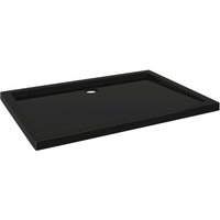 Duschtasse abs Rechteckig Schwarz 70x100 cm Vidaxl Schwarz von BONNEVIE