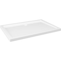 Duschtasse abs Rechteckig Weiß 80x110 cm vidaXL311344 von BONNEVIE