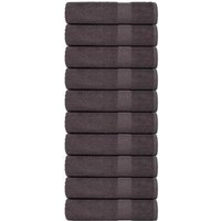Duschtücher 10 Stk. Anthrazit 70x140 cm 360 g/m² 100% Baumwolle Vidaxl Duschtücher 10 Stk. Anthrazit 70x140 cm 360 g/m² 100% Baumwolle Vidaxl von VIDAXL