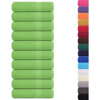 Duschtücher 10 Stk. Apfelgrün 70x140 cm 360 g/m² 100% Baumwolle Vidaxl von VIDAXL